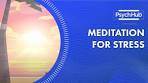 meditation for stress management