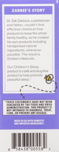 zarbee's sleep with melatonin