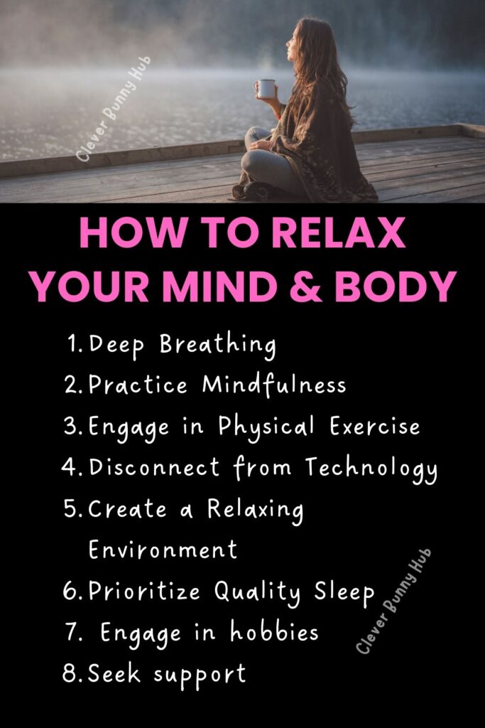 ways to relax your mind